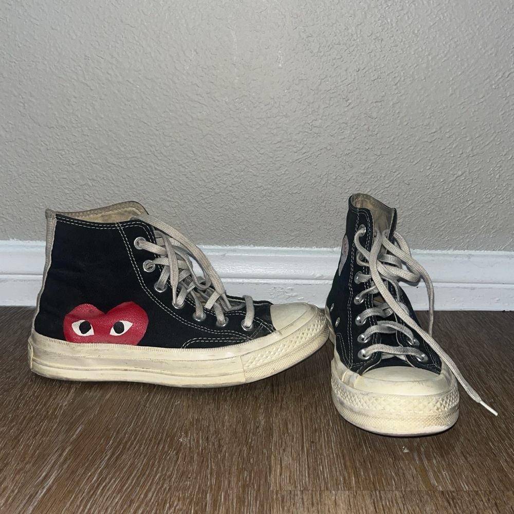 Black Comme De Garçon Converse (CDG)